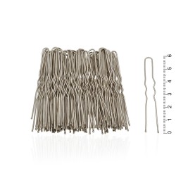 Набір шпильок 6см 100шт сріблястий (11274)