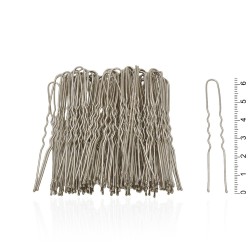 Набір шпильок 6.3см 100шт сріблястий (11276)