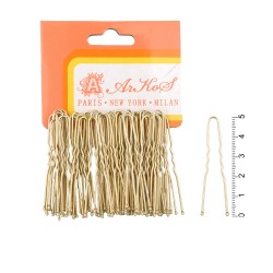  Набір шпильок в пакеті 5см 50шт золотистий (6734)