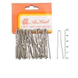  Набір шпильок в пакеті 5см сріблястий (6735)