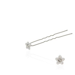 Набір шпильок для волосся з пластиковою квіткою 48шт (8128)