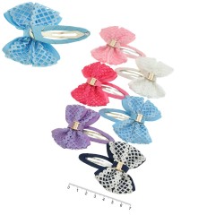 (11-13566) Набір шпильок тик-таків для волосся з бантом