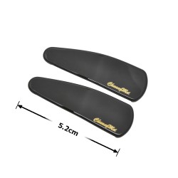 Набір заколок-хлопушок з пластиковою накладкою 5.2см чорний (13615)