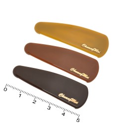 Набір заколок-хлопушок з пластиковою накладкою 5.2см коричневий (13616)