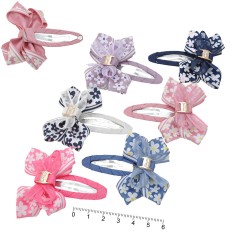 Набір заколок тик-таків для волосся з бантом (14287)