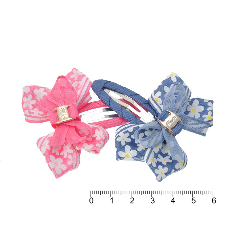 Набір заколок тик-таків для волосся з бантом (14287) 2