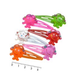 Набір дитячих заколок-хлопушок для волосся Дівчинка (550)