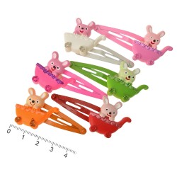 Набір дитячих заколок-хлопушок для волосся Ведмедик (611)