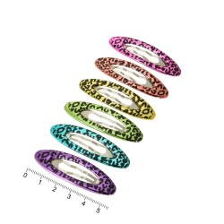 Набір заколок з пластиковою накладкою 5.5см (6487)