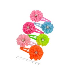 Набор детских заколок-хлопушек для волос с бантиком (8994)