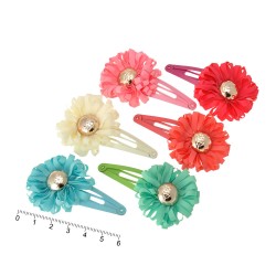 Набір дитячих заколок-хлопушок для волосся з бантиком (8998)