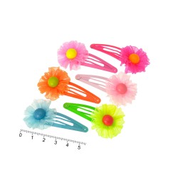 Набір дитячих заколок-хлопушок для волосся з бантиком (9852)