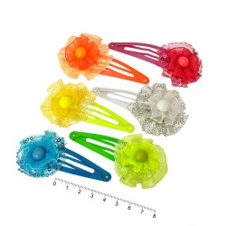 Набір дитячих заколок-хлопушок для волосся з бантиком (9867)