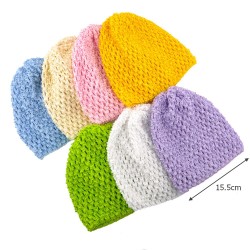 Набір заготовок шапок 31см різнокольоровий (12054)