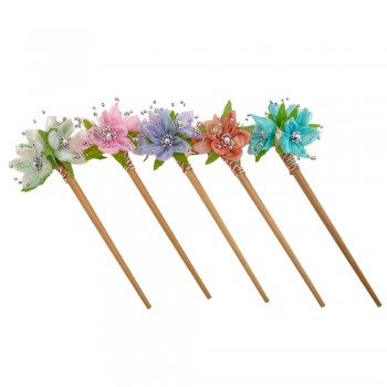 Набор китайских палочек для волос с цветком (6713)