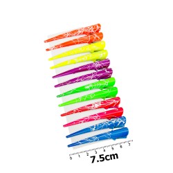 Набір заколок-качечок стріли 7.5см різнокольоровий (12157)