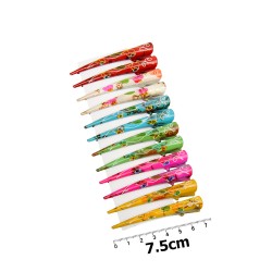 Набір заколок-качечок стріли 7.5см різнокольоровий (12158)