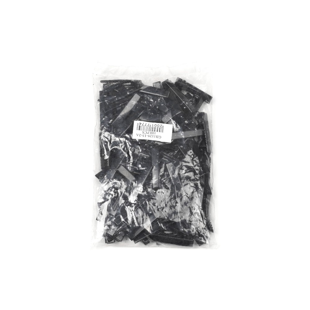 Набір металевих заколок-качечок заготовок 3.2см чорний (14518) 3