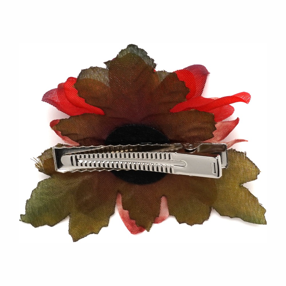 Шпилька-качечка для волосся з квіткою 9см (27141) 3