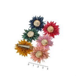 Набір заколок-качечок з бантиками 4см різнокольоровий (6940)
