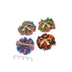 Набір заколок-качечок з бантиками 4см різнокольоровий (6946)