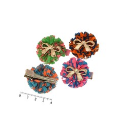 Набір заколок-качечок з бантиками 4см різнокольоровий (6949)