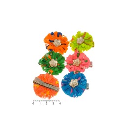 Набір заколок-качечок з бантиками 4см різнокольоровий (6966)