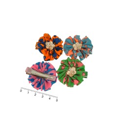 Набір заколок-качечок з бантиками 5см різнокольоровий (6967)