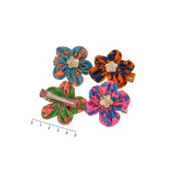 Набір заколок-качечок з бантиками 5см різнокольоровий (6968)