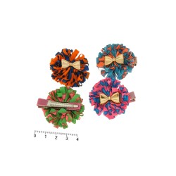 Набір заколок-качечок з бантиками 4см різнокольоровий (6990)