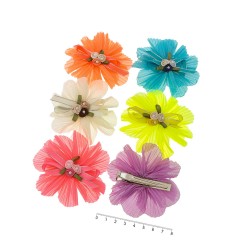 Набір заколок-качечок з бантиками 8см різнокольоровий (9030)