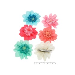 Набір заколок-качечок з бантиками 8см різнокольоровий (9894)