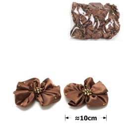 Набір бантів-заготовок 10см коричневий (31099)