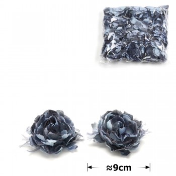 Набір квітів-заготівель 9см сірий (31104)