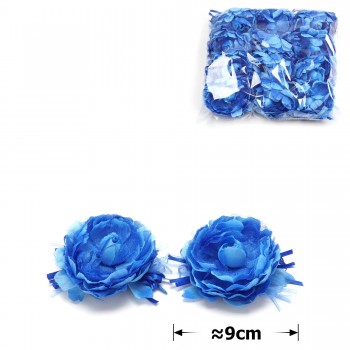 Набір квітів-заготівель 9см синій (31105)