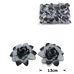 Набір квітів-заготовок 13см сірий (31107)