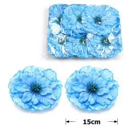 Набір квітів-заготовок 15см блакитний (31114)