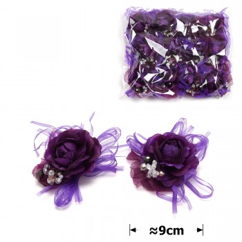 Набір квітів-заготівель 9см фіолетовий (31118)