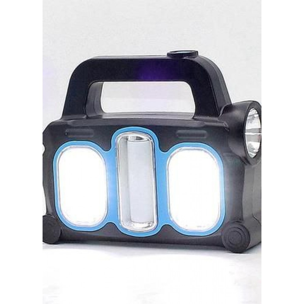 Светодиодный ручной фонарик с аккумулятором на солнечной батарее Gold Orion 26396 синий 7