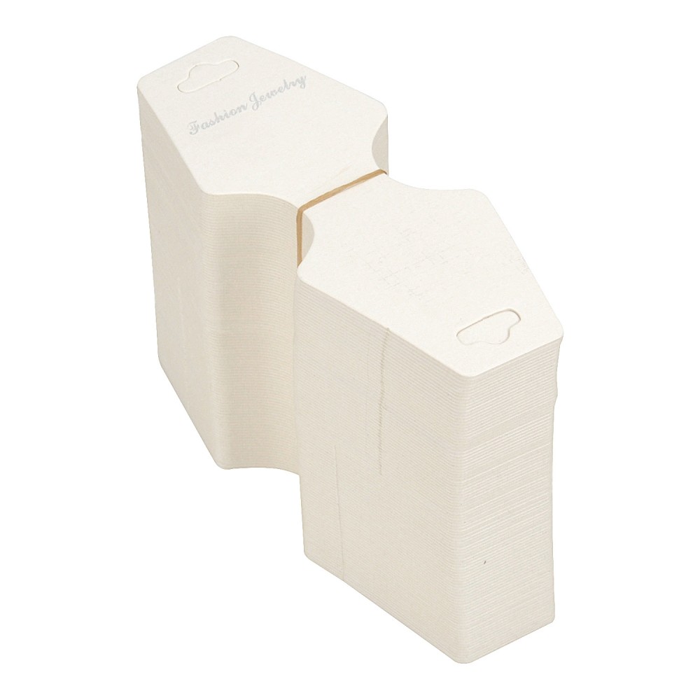 Планшетки бірки для товару картонні 100шт білі (11511) 2