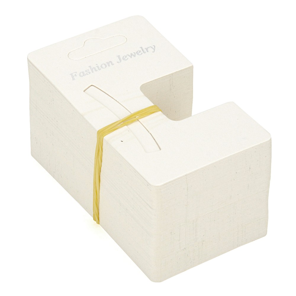 Планшетки бирки для товара картонные 100шт белые (12705) 2