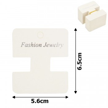Планшетка для товара картонная с вырезом под крючок (100шт) 5.6x6.5cm 12706