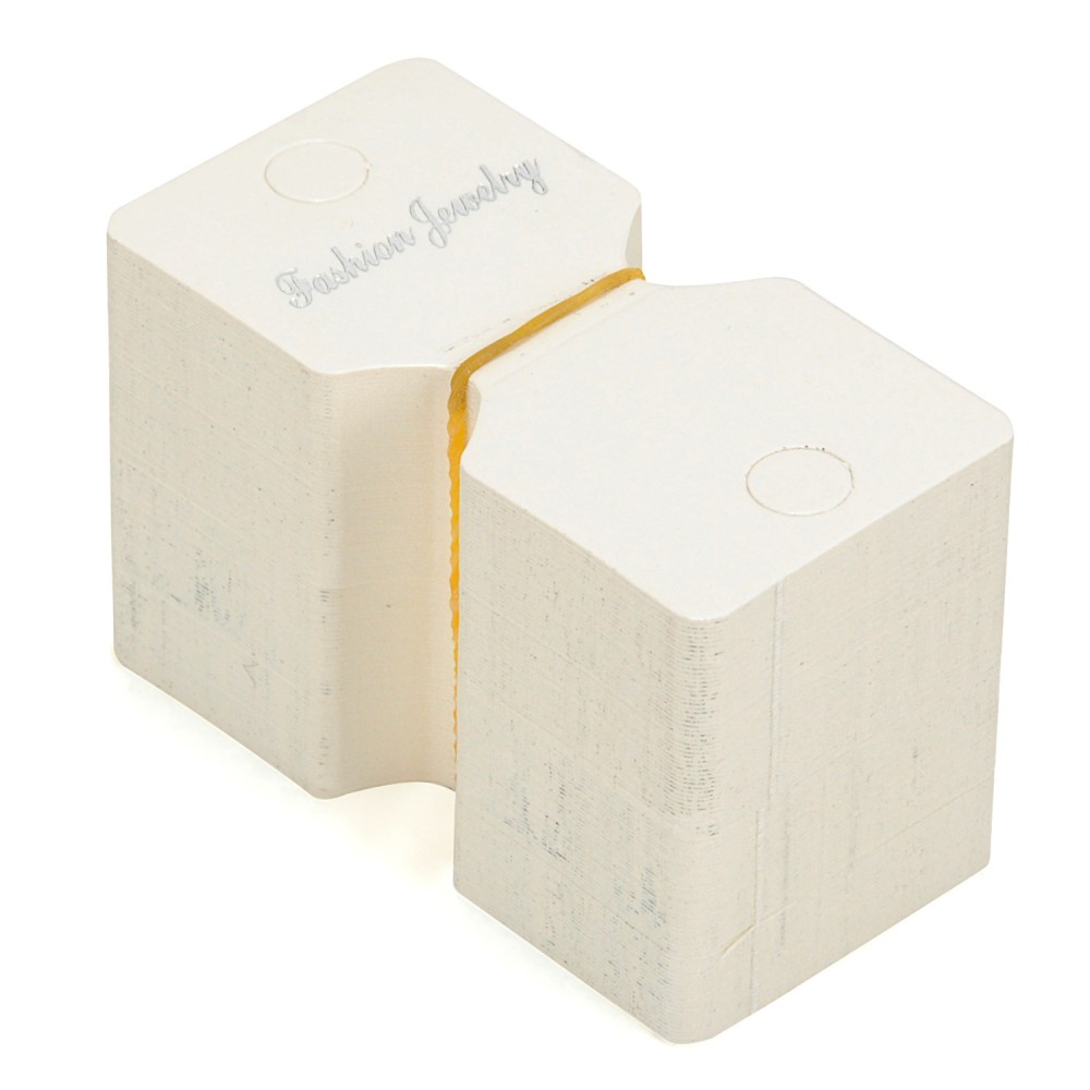 Планшетки бірки для товару картонні 100шт білі (14984) 2