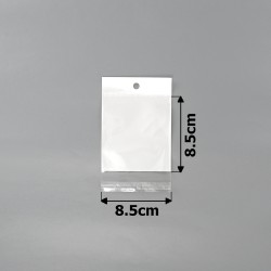 Набір пакувальних пакетів з білим тлом 8.5х8.5см (15504)