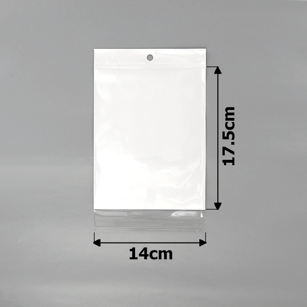 Пакеты упаковочные 14x17.5см целлофановые с белым фоном 1