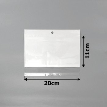 пакеты упаковочные 20х11см целлофановые с белым фоном - бижутерия оптом Arkos.