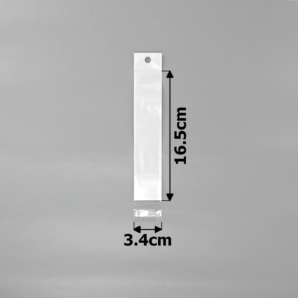 Пакеты упаковочные 3.4х16.5см целлофановые с белым фоном 2