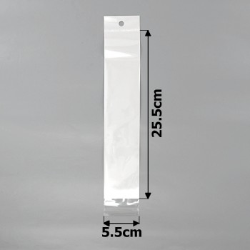Пакеты упаковочные 5.5х25.5см целлофановые с белым фоном