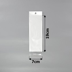 Набір пакувальних пакетів з білим тлом 7х19см (15518)