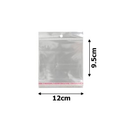 пакеты упаковочные целлофановые прозрачные 12х9.5см (100шт) 1
